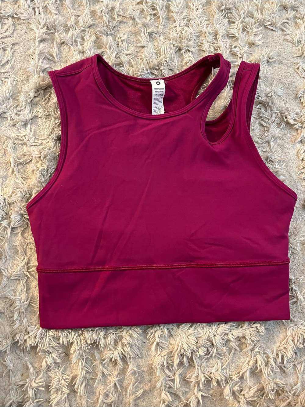 lululemon athletica Deep Magenta Workout Tank